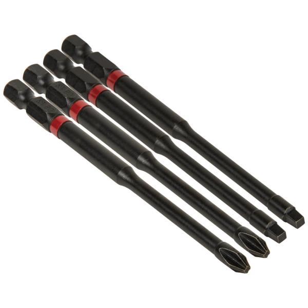 Klein Tools® Pro Impact Power Bits,  4 Pack