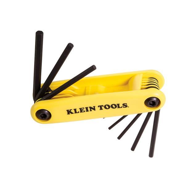 Klein Tools® Nine Key Hex Set, Square Cut