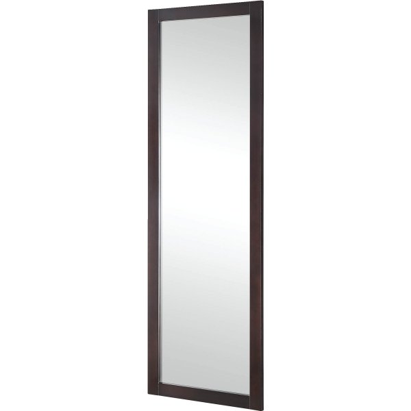 Seasons® 60" x 20" Espresso Framed Mirror