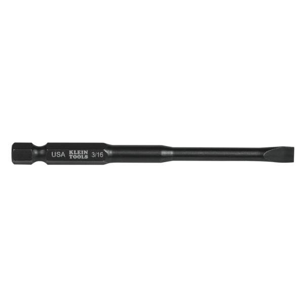 Klein Tools® Slotted Power Driver Bit 3.5", Pack Of 5