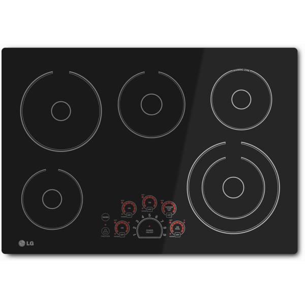 LG 30-In. Electric Radiant Cooktop With Smoothtouch Controls