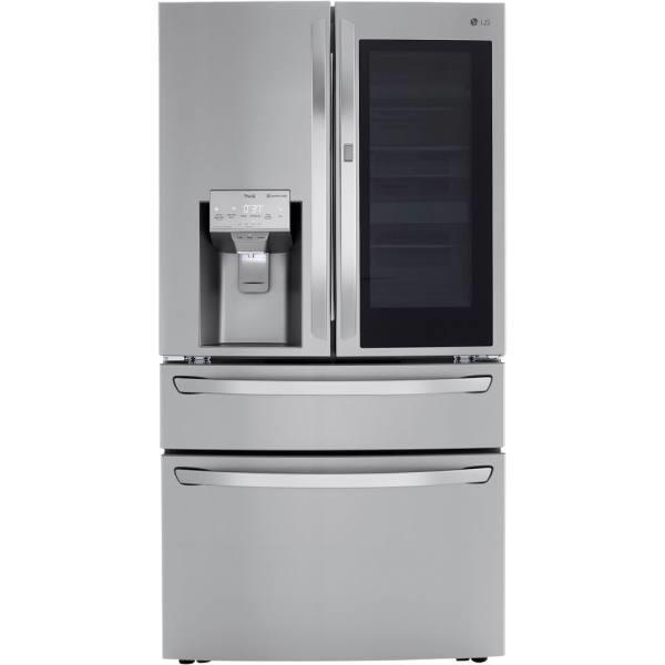 LG 30-Cu. Ft. 4-Door French Door Refrigerator With Instaview, Stainless Steel