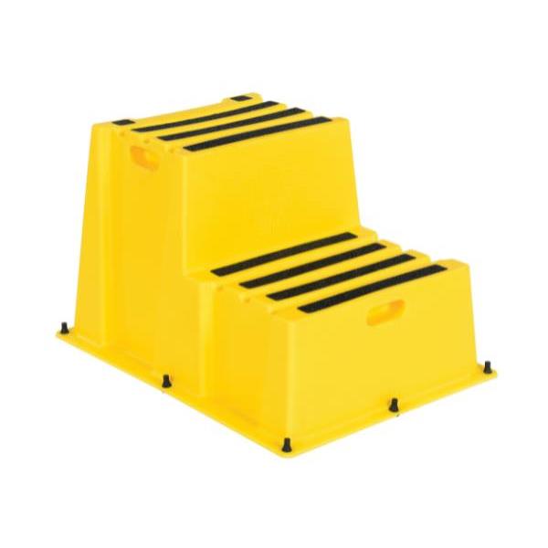 Vestil Step Poly Nestable Step Stool, 2 Step