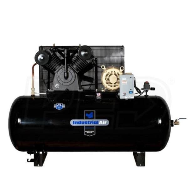 Industrial Air 10 Hp Three Phase 200v 120 Gallon Two Stage With Century Motor