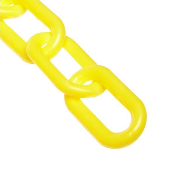 Mr. Chain 2 Inch  X 160 Feet Yellow Plastic Barrier Chain In A Pail