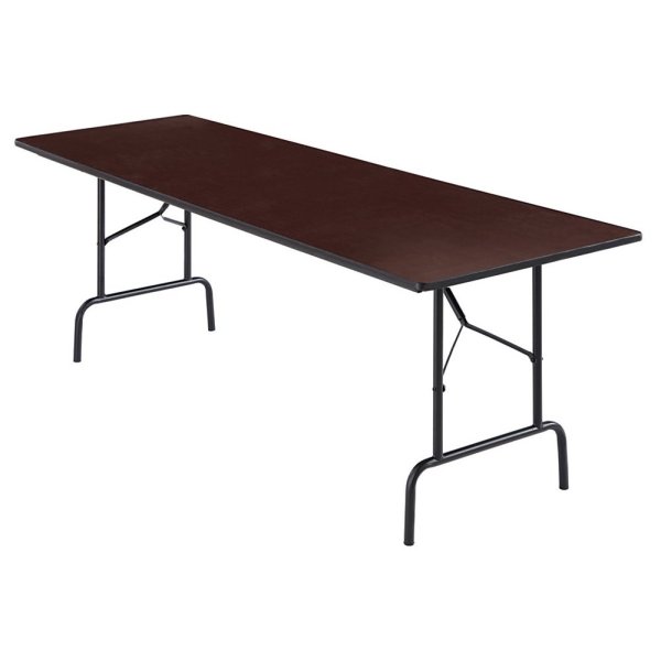 Realspace Walnut Folding Table 8'