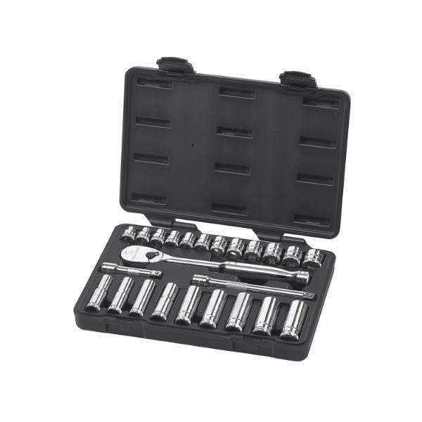 Gearwrench Gearwrench 24 Piece 12 Point Standard And Metric Mechanics Tool Set