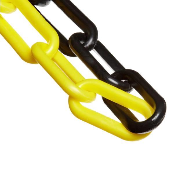 Mr. Chain 2 Inch X 100 Ft Alternating Yellow/Black Heavy Duty Barrier Chain