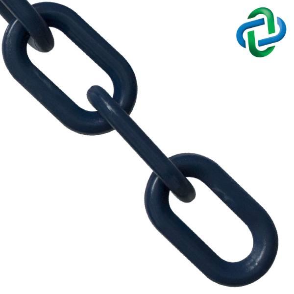 Mr. Chain 2 Inch X 100 Ft. Cobalt Blue Plastic Barrier Chain