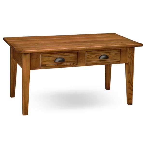 Leick Home Two Drawer Coffee Table,Candleglow