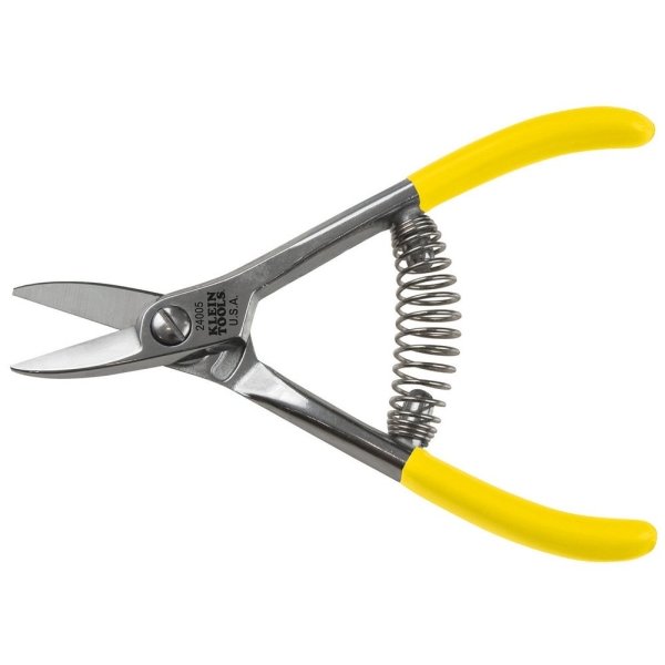 Klein Tools® Yellow Electronic Filament Snips 5"