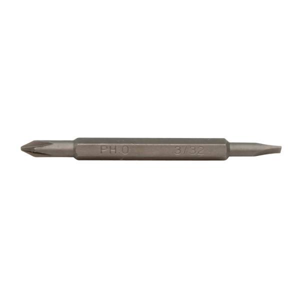 Klein Tools® Replacement Bits, #0 Ph, 3/32 Sl