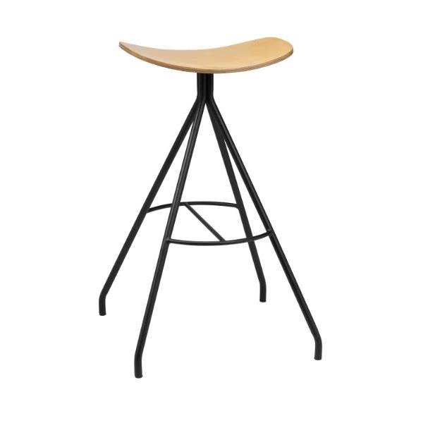 Kfi Seating Laminate Seat Stool With Black Frame