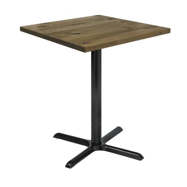 Kfi Seating Urban Loft 30w Square Vintage Wood Bistro Table, Natural