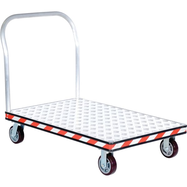 Vestil 3600 lb Capacity Aluminum Treadplate Deck Platform Truck 48" x 30"