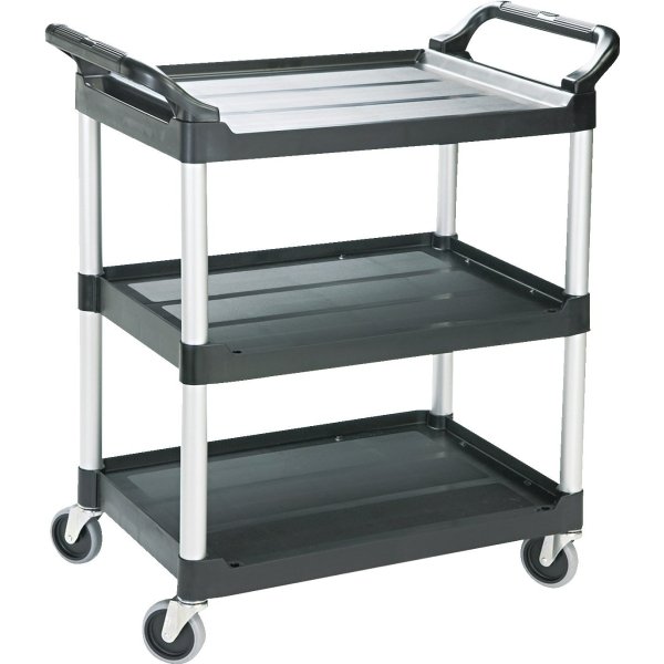 Rubbermaid® Service Utility Cart with 4 Swivel Casters