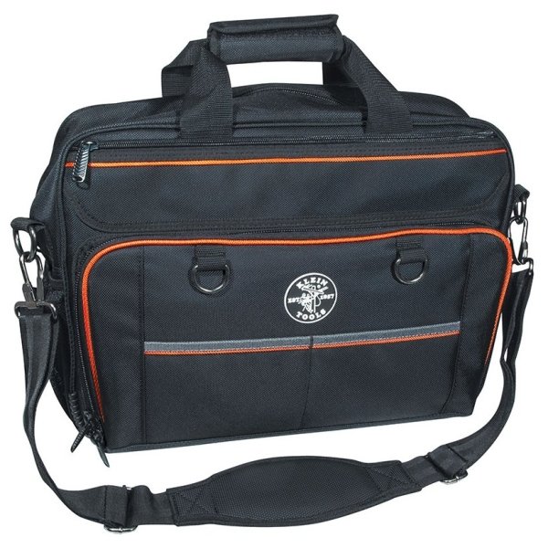 Klein Tools Tradesman Pro Black/Orange Tach Bag 16"