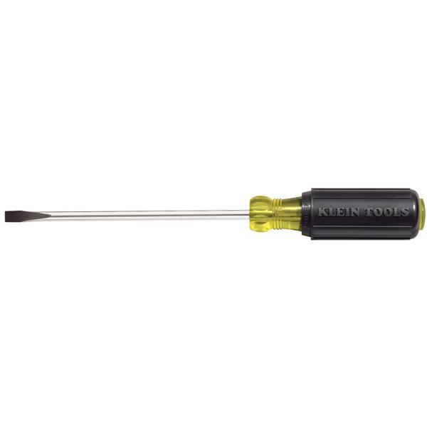 Klein Tools 1/4 Inch Cab Tip Screwdriver 10 Inch Shank