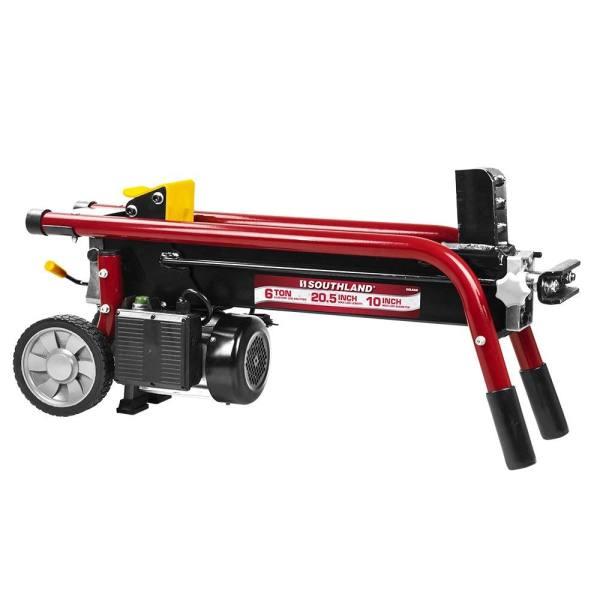 Southland Sels60 6 Ton Electric Log Splitter, Red