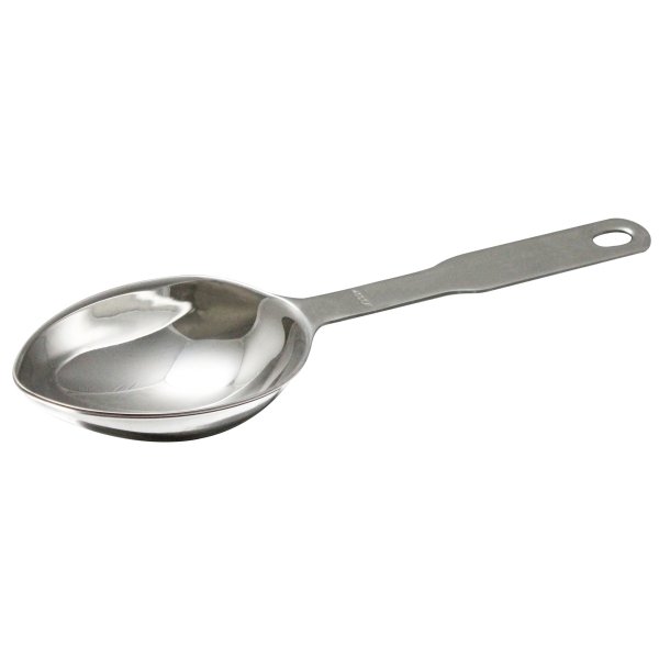 Thunder Group® Stainless Steel Heavy-Duty Oval 1/3-Cup Measuring Scoop 8-3/4 Inches