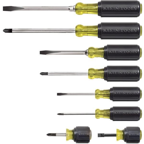 Klein Tools® 8-Piece Cushion-Grip Screwdriver Set