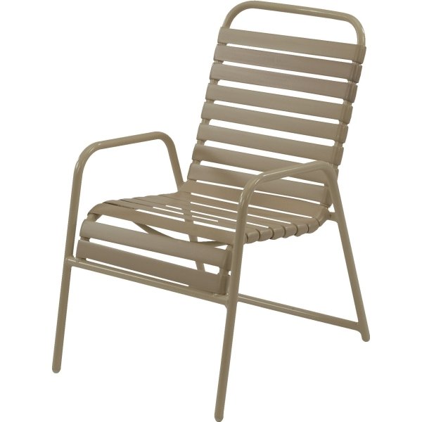 Windward Design Group Country Club Strap Stackable Chair Adobe