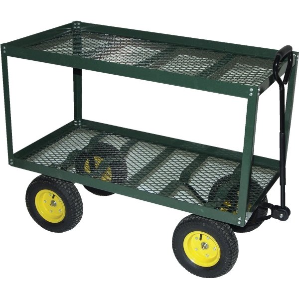 Vestil Two Shelf Landscape Cart 300 Pound - 24W x 48L x 33"H