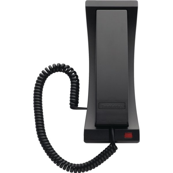 Telematrix Single Line Trimline Hotel Telephone in Black