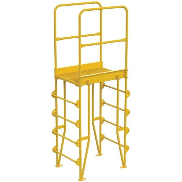 Vestil Steel 5-Step Vertical Crossover Ladder 20"