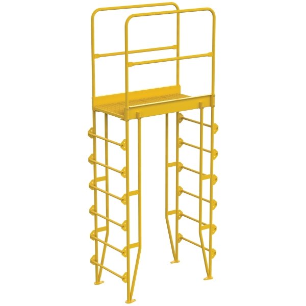 Vestil Steel 7-Step Vertical Crossover Ladder 32"