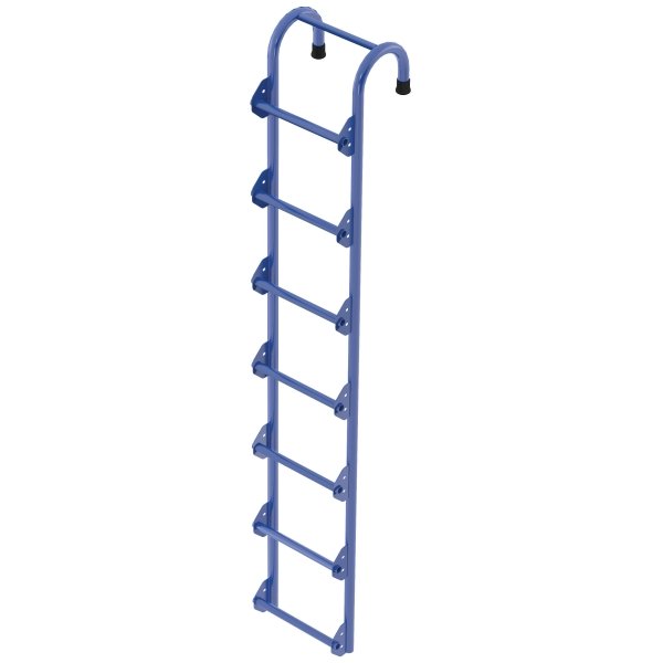 Vestil Blue Finish Tank Access Ladder 12 x 14 x 84"